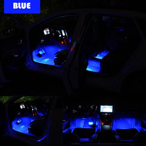 Car Neon Light Foot Light LED Interior Decoration Backlight Cigarette Lighter 5V USB Atmosphere Lamp Vehicle Accessories - Image 4