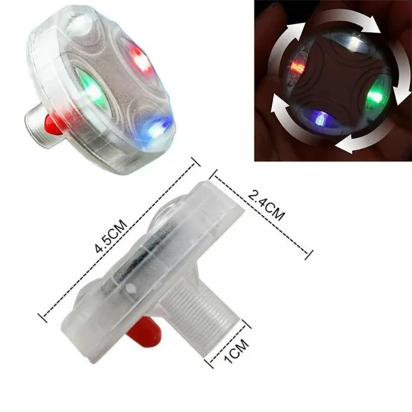 Solar LED Valve Cap Lights Car Waterproof Solar Energy Flash Wheel Lights Decorative Flashing Colorful LED Tire Light For Car - Image 3