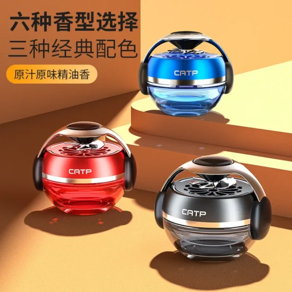 Car Perfume Solar Rotating High-grade Lasting Fragrance Car Fragrance Ornaments Decoration Air Freshener - Image 4