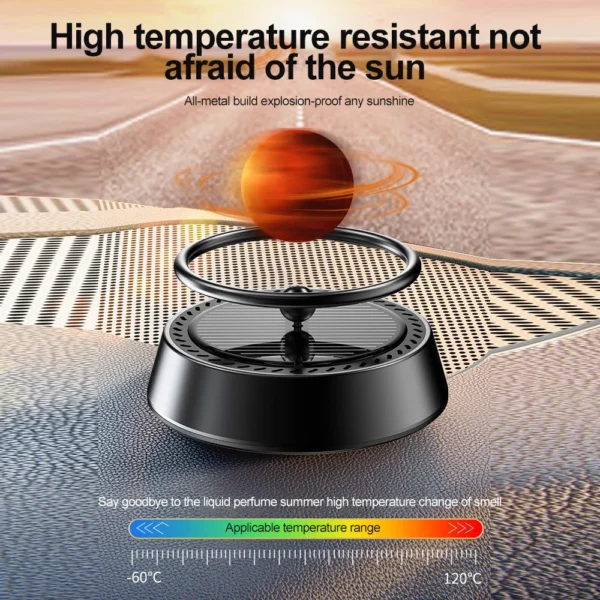 Solar Energy Car Air Freshener Galaxy Planet Earth Mars Aromatherapy Diffusing Ornament Interior Perfume Creative Decoration - Image 6