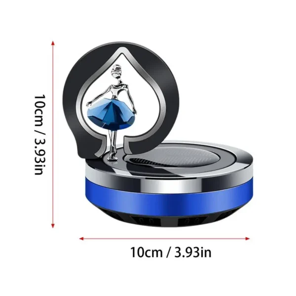 Solar Car Air Freshener Aromatherapy Rotating Auto Flavoring Diffuser Accessories Indoor Original Men Women Perfume Decorative - Image 2