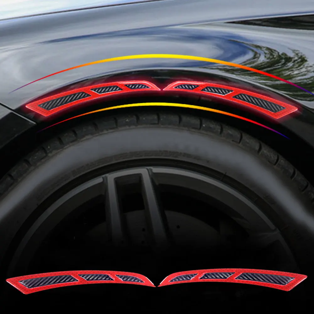 22CM Car Wheel Rim Eyebrow Protector Wheel Arch Mouldings Rubber Stickers Decorative Strip Bumper Protector Guard Scratch